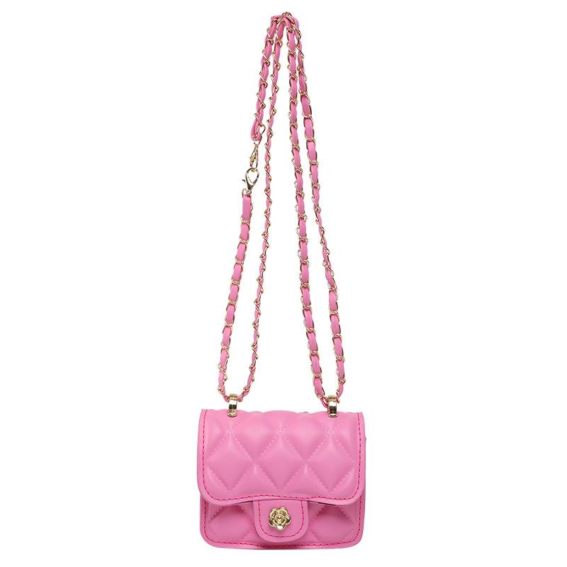 Tragbare kleine quadratische Tasche Damen neu modische Diamantketten-Tasche trendy elegant Umhängetasche