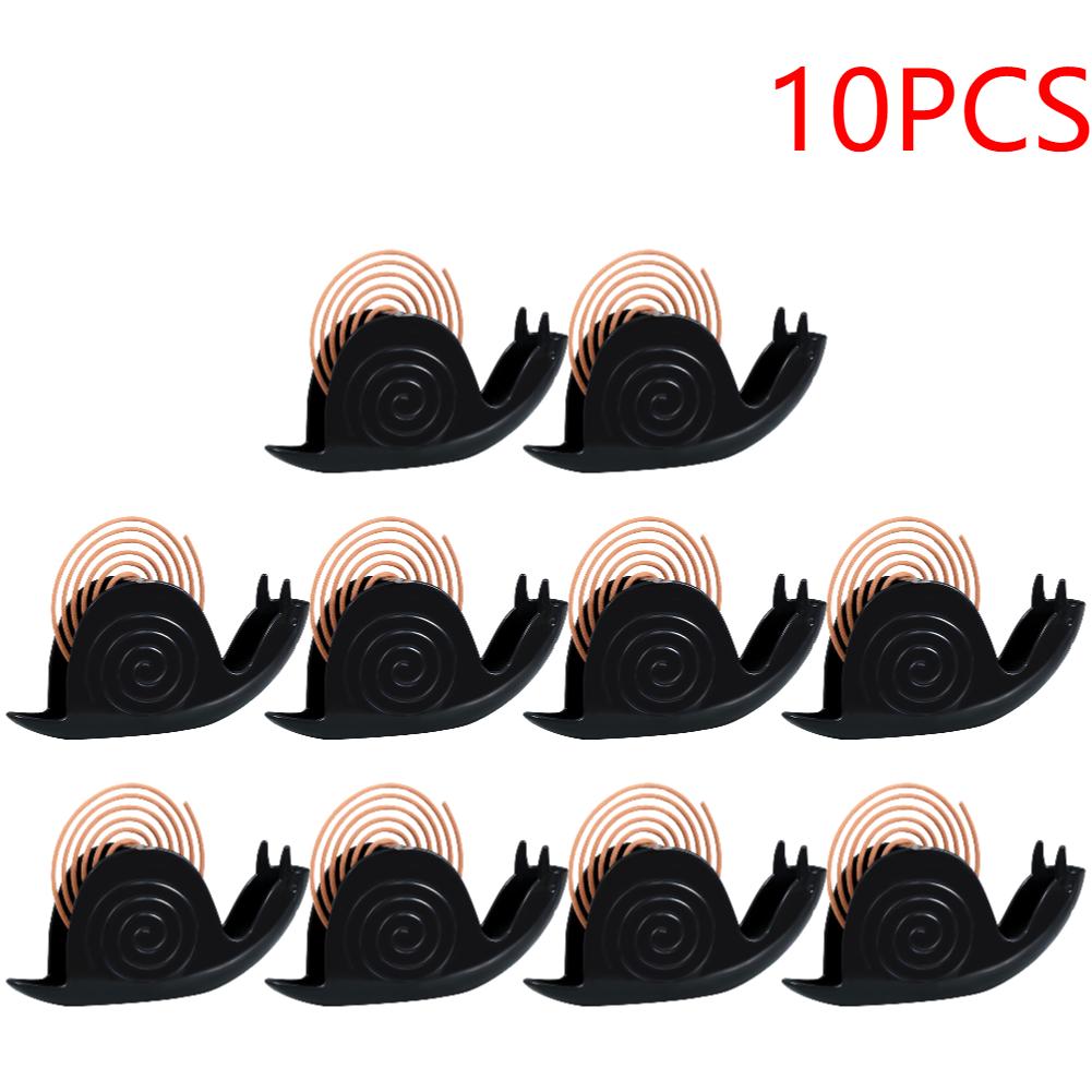 4-20PCS Snail Shape Incense Holder Fireproof Mosquito Coil Burner Household Mosquito Coil Holder for Home Bedroom Decoration