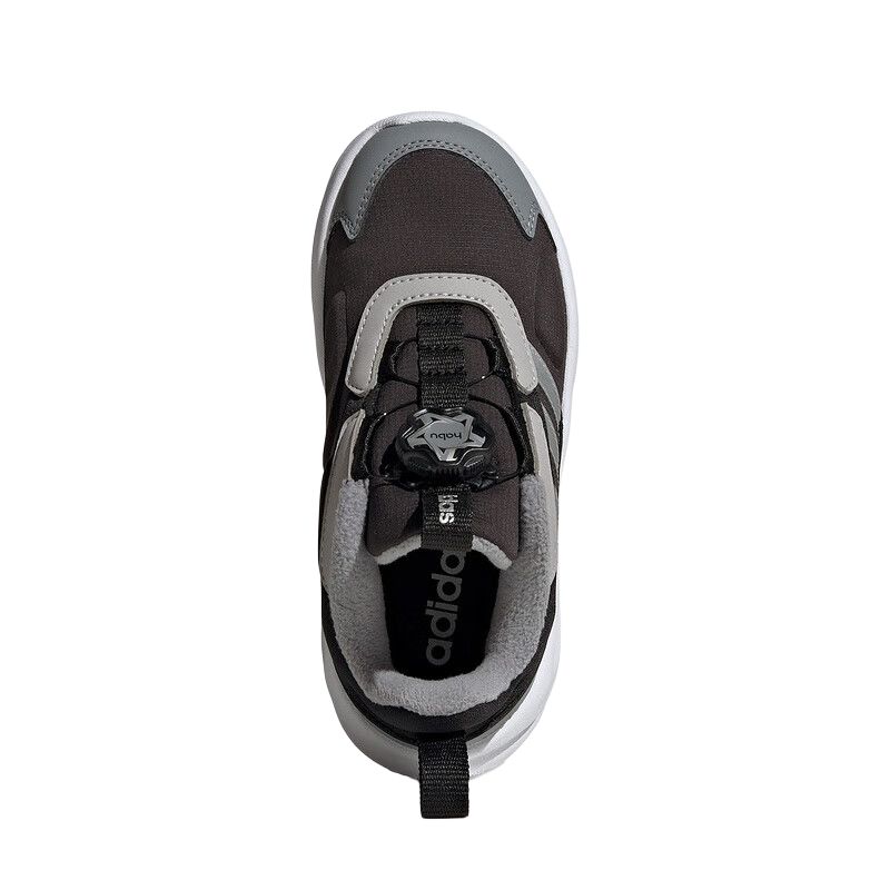 adidas Ozelle Low Top Casual Shoes Black Gray Kids'
