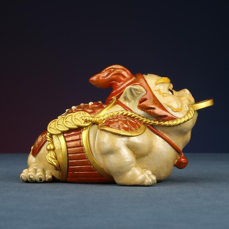 Color Three-Legged Golden Copper Toad Home Counter Office Desk Surface Panel Decoration Opening Gift