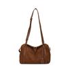 Vintage Scrub Leather Women Shoulder Crossbody Bag Designer Large Capacity Ladies Handbag Luxury Commuting Female Tote Sac Purse