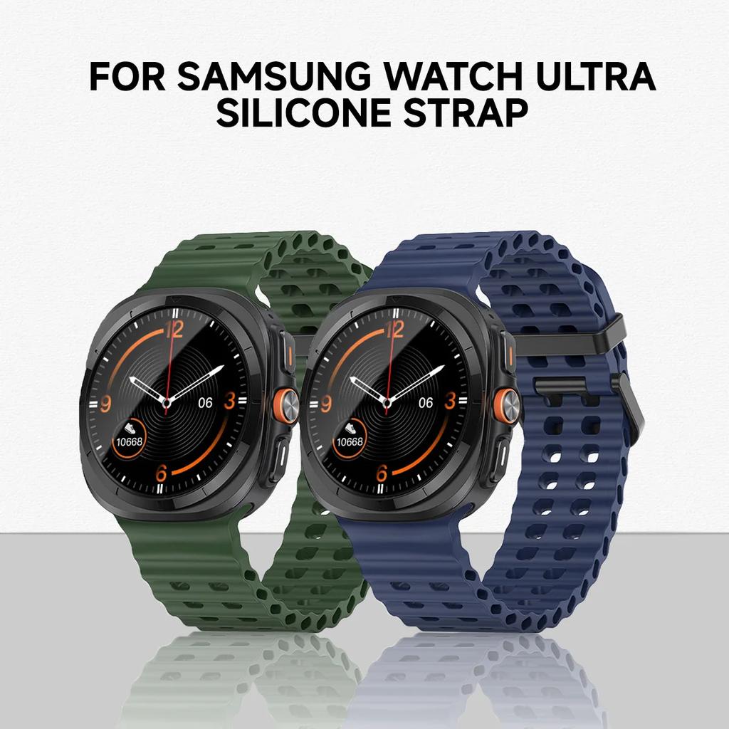 Pasek morski do Samsung Galaxy Watch 7 ultra pasek 47mm akcesoria sportowa silikonowa bransoletka correa Galaxy Watch ultra pasek 47mm