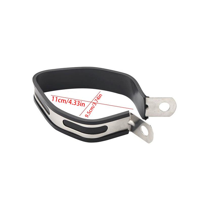 Мотоцикл 60,5 мм Выхлопная труба 51 мм Глушитель Универсальный Фиксирующее кольцо Держатель из углеродного волокна Зажим Фиксирующее кольцо Опорный кронштейн