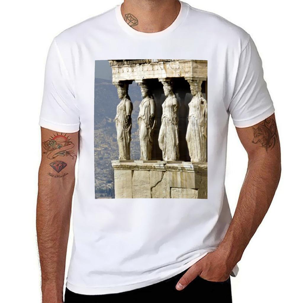 The Porch Of The Caryatids Of The Erechitheion Tshirt Big And Tall Basic Tee Shirt Tshirt