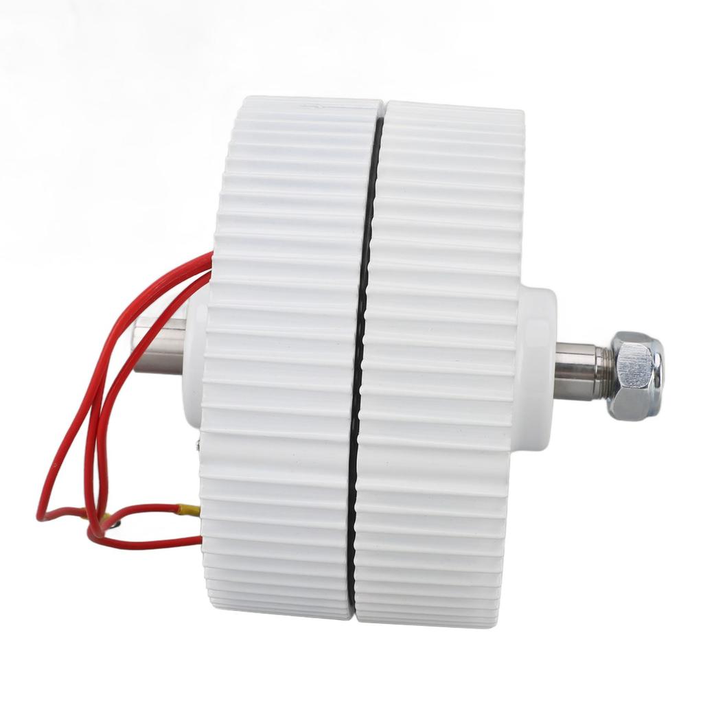 Gerador alternador síncrono de ímã permanente CA trifásico de eixo duplo de 24 V para turbinas eólicas de 400 W