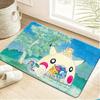Pokemon Ash & Pikachu Thunderbolt Print Non-Slip Floor Mat Doormat