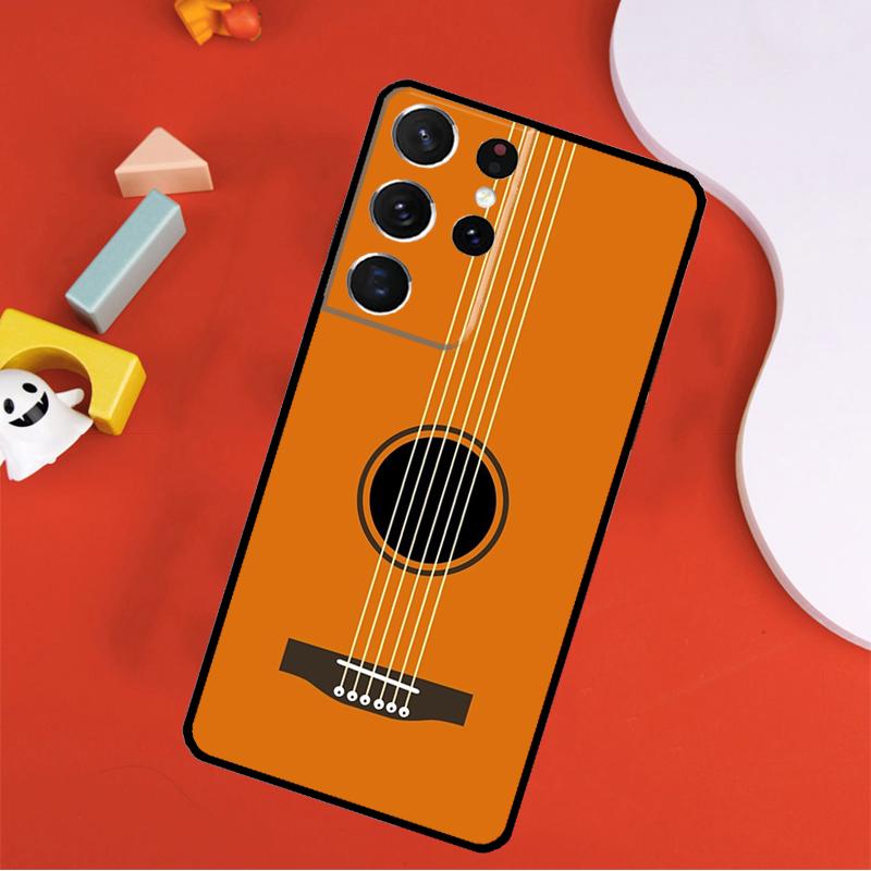 Guitar Music Phone Case For Samsung Galaxy S25 Ultra S24 Ultra S9 S10 S20 S21 S22 S23 Plus S24 FE Cover