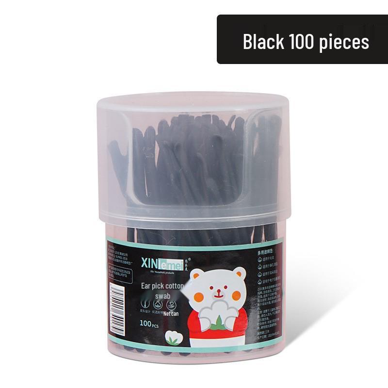 

Double-Ended Disposable Earwax Removal Cotton Swab with Plastic Core