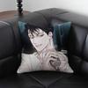 Korean BL Manhwa Roses And Champagne Pillow Case Fashion Square Pillowcase Bedroom Sofa Room Ins Decoration Leisure