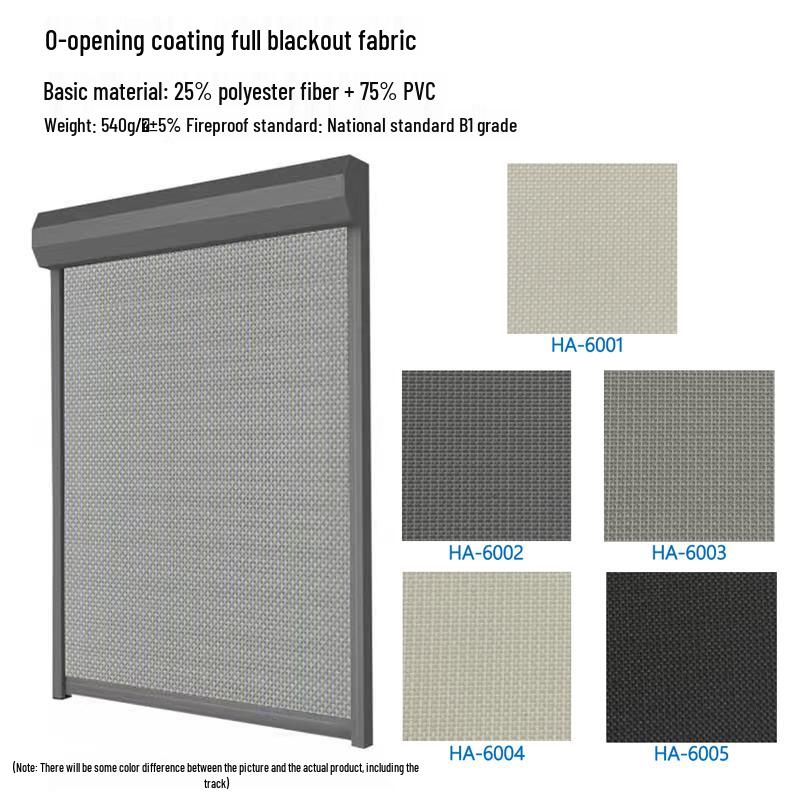 Smart Windproof Electric Roller Blind: Automatic Lifting, Light Blocking, Rainproof, Mosquito-Proof, Remote-Controlled Balcony Curtain.
