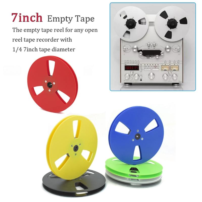 7Inch 1/4Inch Empty Tape Reel Constructed From Durability ABS For Long Use And Noise Reduction In Recorders