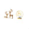 European Reindeer Iron Figurine Collectible Sculpture Lover Birthday Gift Office Desk Bookshelf