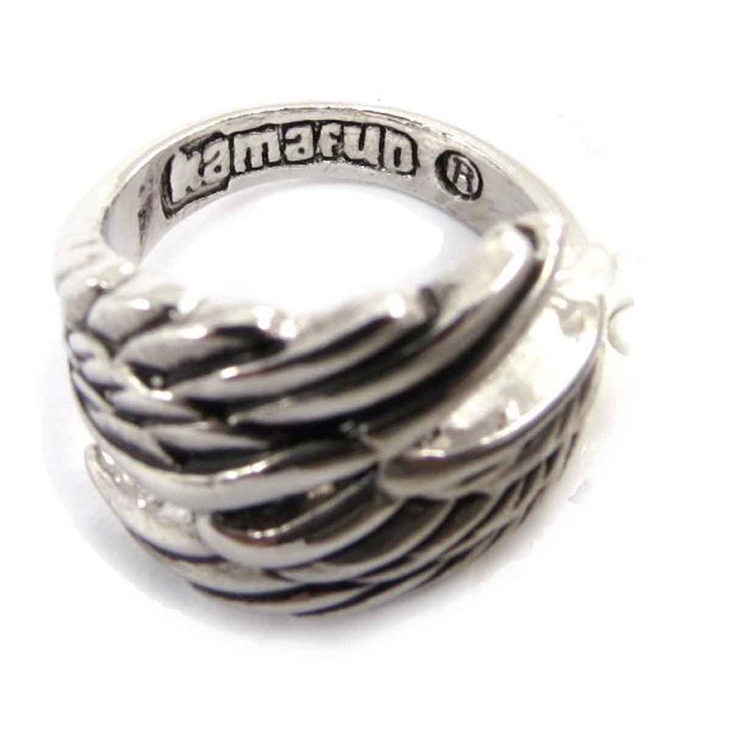 Inel de argint „Aripi de înger”.