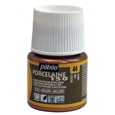 Porzellanfarbe - PEBEO - P150 - Gold - Spülmaschinenfest - Brennen 150°C