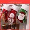Cute Santa Claus Snowman Elk Socks Shaped Pendant For Holiday Decor