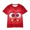 Nuova T-shirt Casual Estiva Carina con Fantasia Monster Inc Stampa 3D Top per Bambini Ragazze Ragazzi Cosplay Girocollo Manica Corta Abbigliamento