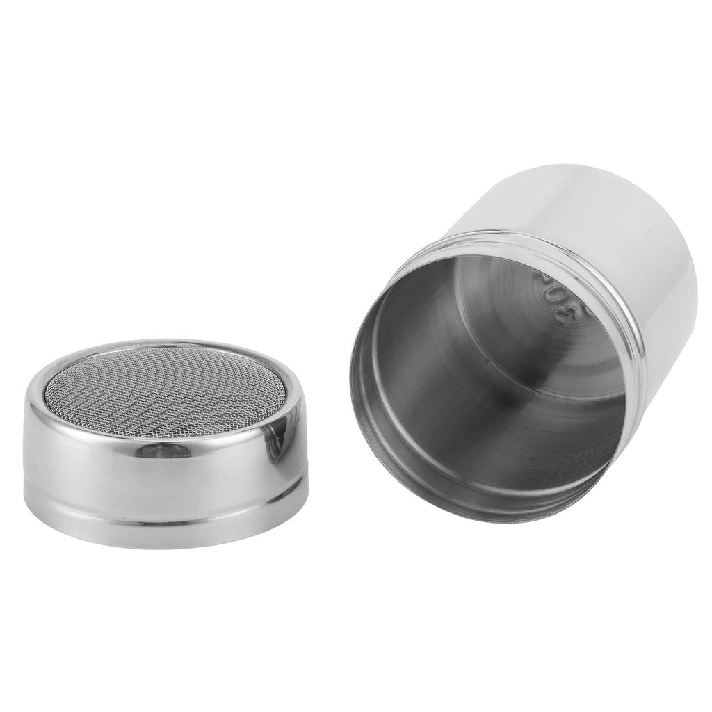 Stainless Steel Fine Mesh Powder Shaker Chocolate Coffee Sifter for Kitchen Baking CookingS