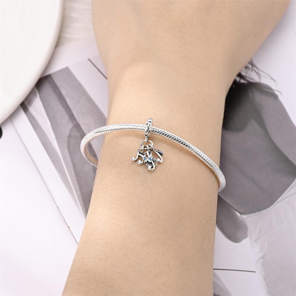 Charm Bead Charms Authentic copper Musical Note Bead Charms Compatible With Bracelets Women Jewellery Diy Fine Gift