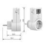 European Smart Timer Socket with 2-Digit Digital Display AL09G-2D