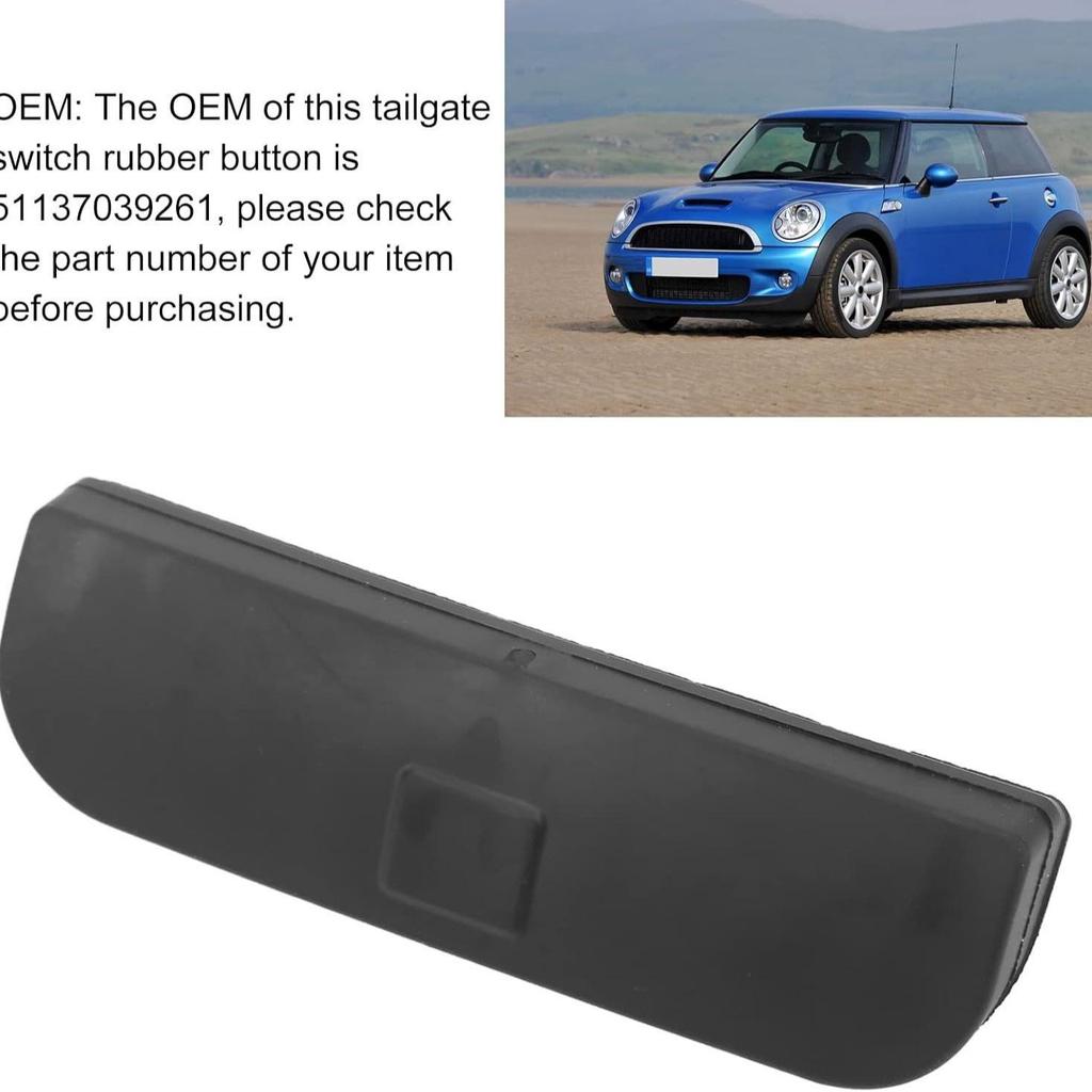 BMW Mini R50 R52 R53 R56 Rear Door Switch Rubber Cover Pad Handle 51137039261