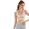High quality pull soft support underwear seamless breathable small chest gathering side expansion no steel ring vest type bra cover women