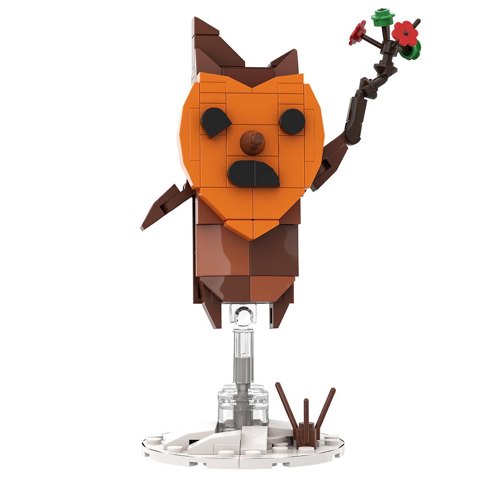 Gobricks Moc Zeldaed Yahaha Korok Brickheadz Model Bricks Zeldaed Game Figures Building Blocks Set Ruins Guardian Toys For Gift