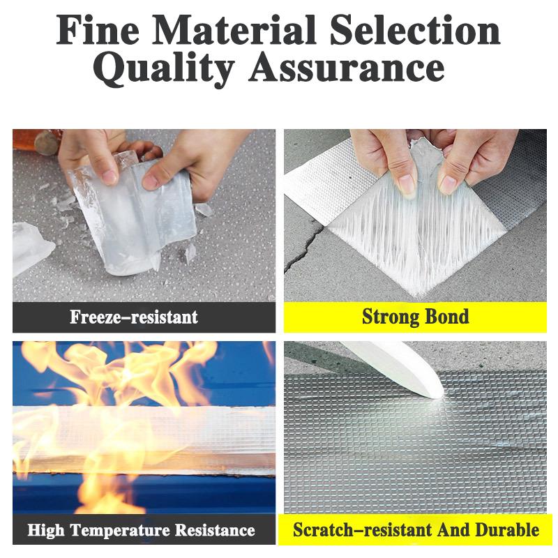 Roll Butyl Tape Self-adhesive Waterproof Aluminum Foil Leak Plugging Color Steel Roof Leak Repahandwir Material Handwork