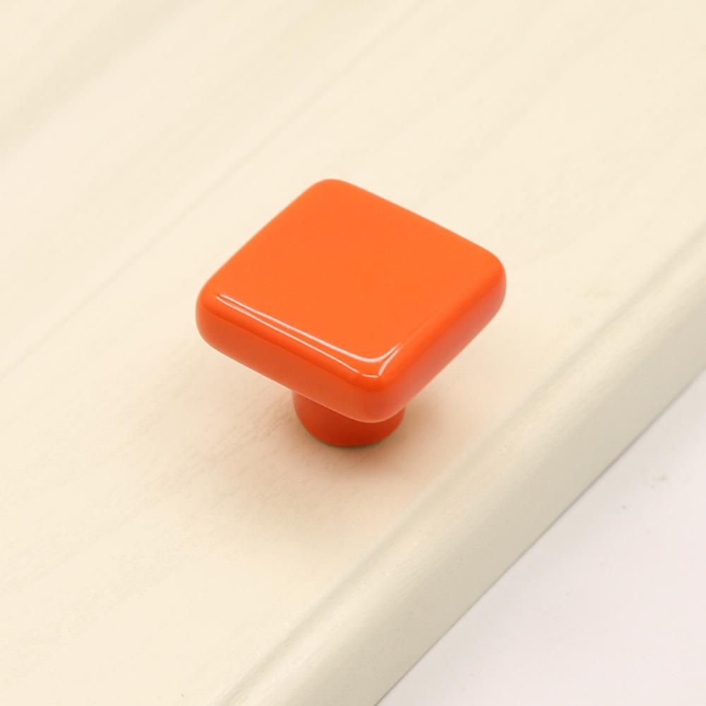 Ceramic Colored Ceramic Knob Single Hole Cabinet Knob Simplicity Drawer Knobs  Dresser