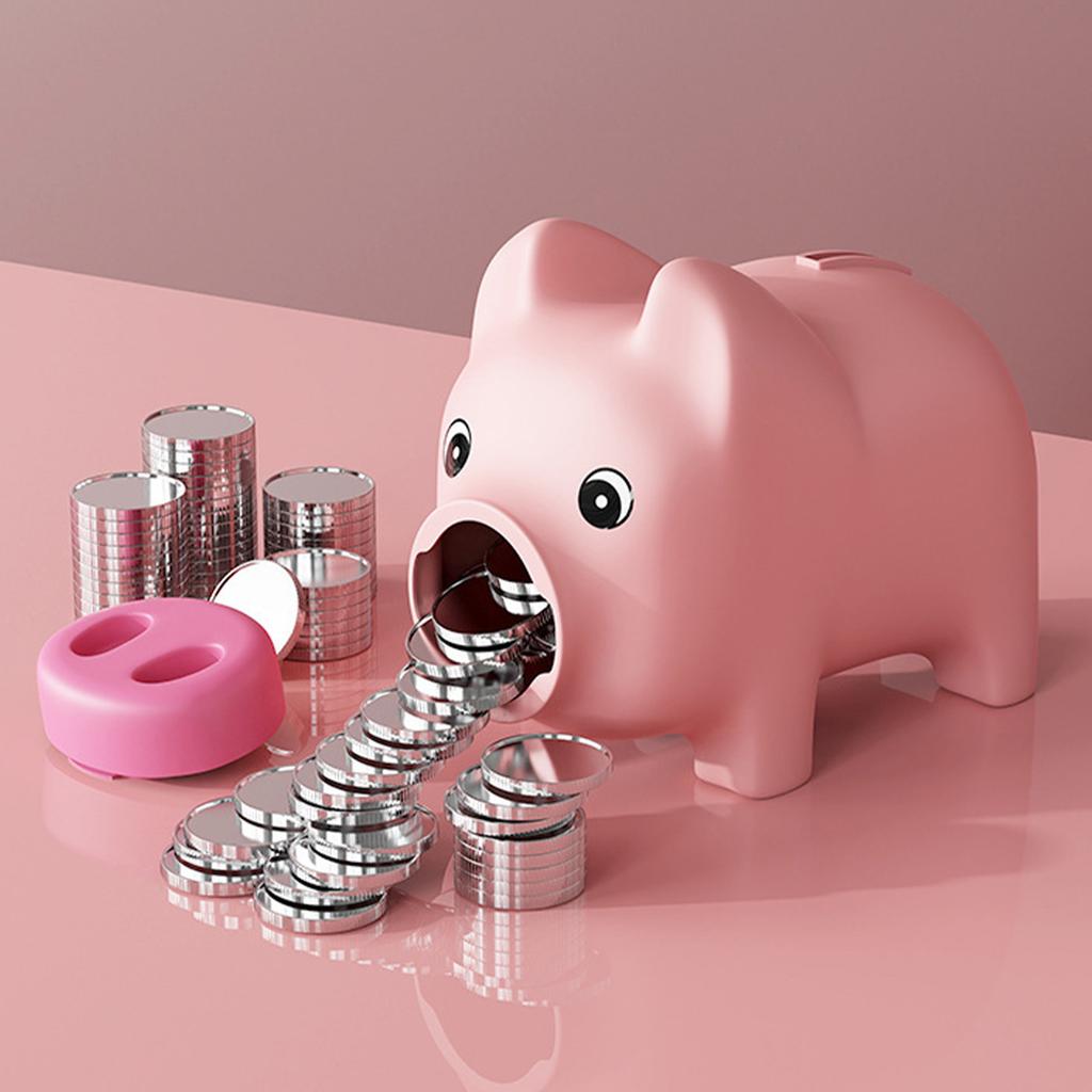 Piggy Bank For Kids Cartoon Pig Design Children Coin Saving Bank Educational Gift for Kids