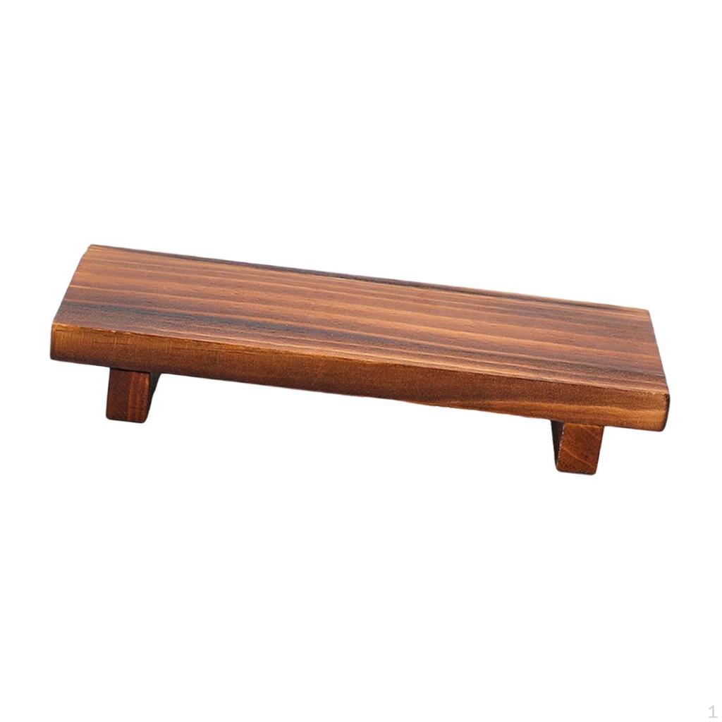 Step of Wooden Pedestal Support Soap for The Kitchen Bathroom