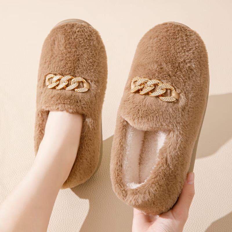 Liliang Women s Warm Fleece-Lined Loafer Slippers