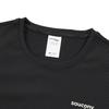 Saucony Urban Lifestyle Series Fashion Simple Round Neck Pullover Short Sleeve T-Shirt Women Tops Black SA1259ST05L-BK001