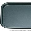 Hergestellt in Rounded Gray Metallic Fugen Small x x J-kitchens Platzset, Tablett, Japan, Innovativ, 2-Shaku (1.2 ft) Ecken, Lack, Leicht, (36 cm