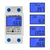 5-80A DDM15SD Digital Electric Meter AC Meter DIN Rail KWh Meter  LCD Digital Display Wattmeter 50Hz Electric Din Rail
