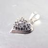 Les Trésors De Lily [F6125] - Pendentif Argent 'Love Cristal' Blanc