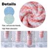 3PCS Microfiber Cleaning Rag Cloth Coral Fleece Clean Cloths Super Absorbent Microfibre Dish Towel Polishing Cleaning