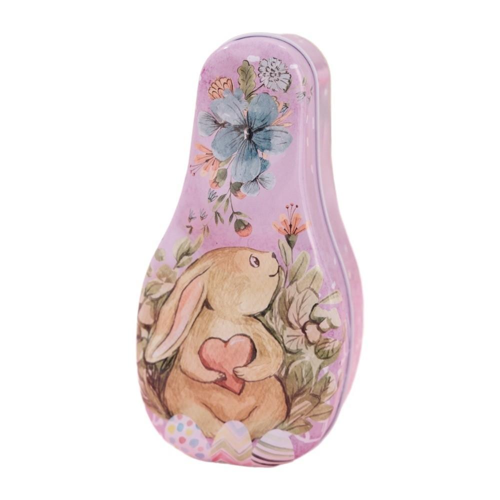 Vintage Easter Egg Tinplate Case Cartoon Tinplate Candy Box Tinplate Cookie Box  Holiday Events
