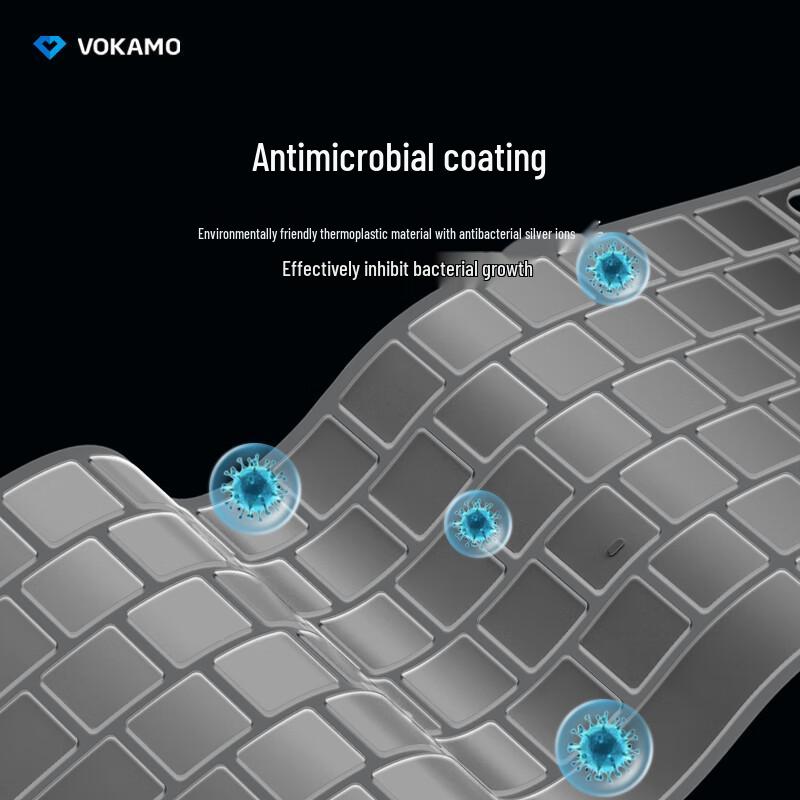 VOKAMO Ultra-Thin Waterproof Keyboard Cover for Apple MacBook
