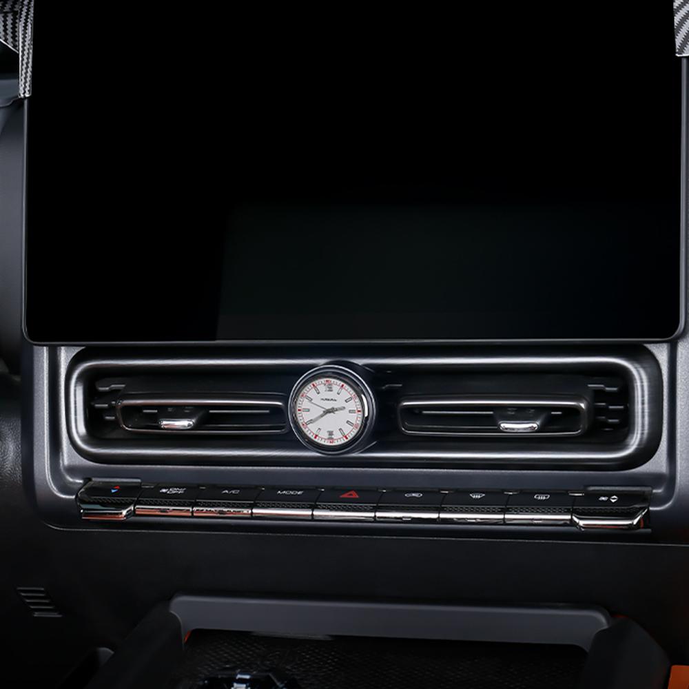 For 2024 GWM HAVAL H9 Central Control Clock Car Clock Air Outlet Quartz Watch Interior High-end Clock Modification