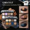 Hallucination Eyeshadow Palette(57-59),8-Color,Silky Powder Texture,Fine & Minimal Fallout,Matte & Shimmer Finishes