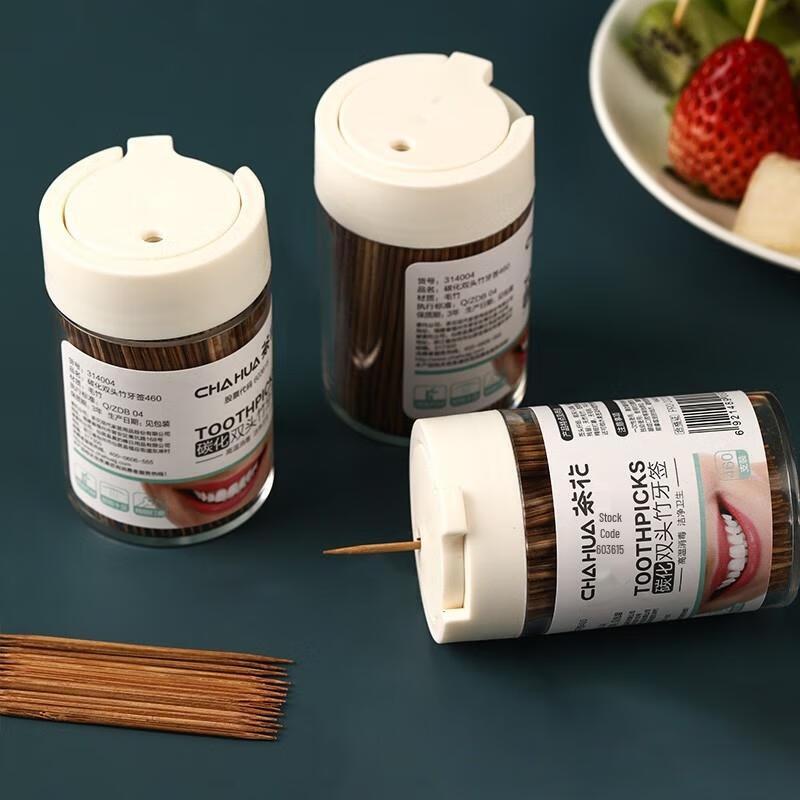 Chahua Carbonized Bamboo Toothpicks