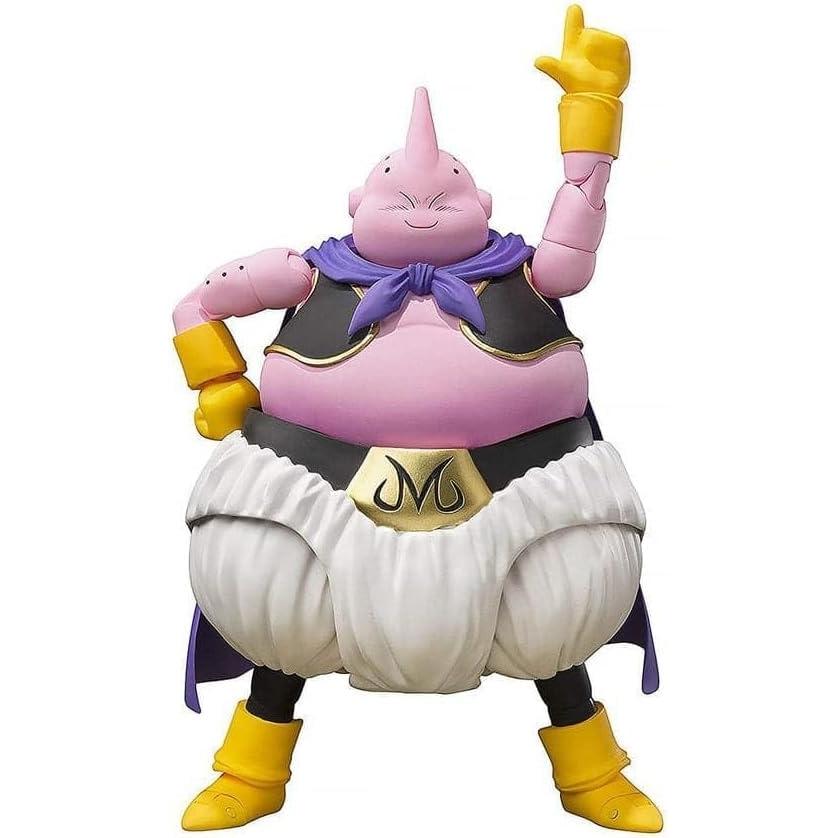 TAMASHII NATIONS S.H.. Figuarts Dragon Ball Z Majin Buu (Bueno) Reedición Figura de Acción de PVC y ABS de 180 mm