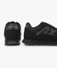 Armani Exchange Women'S Embossed Logo Mesh Sneakers _Black_A425375506