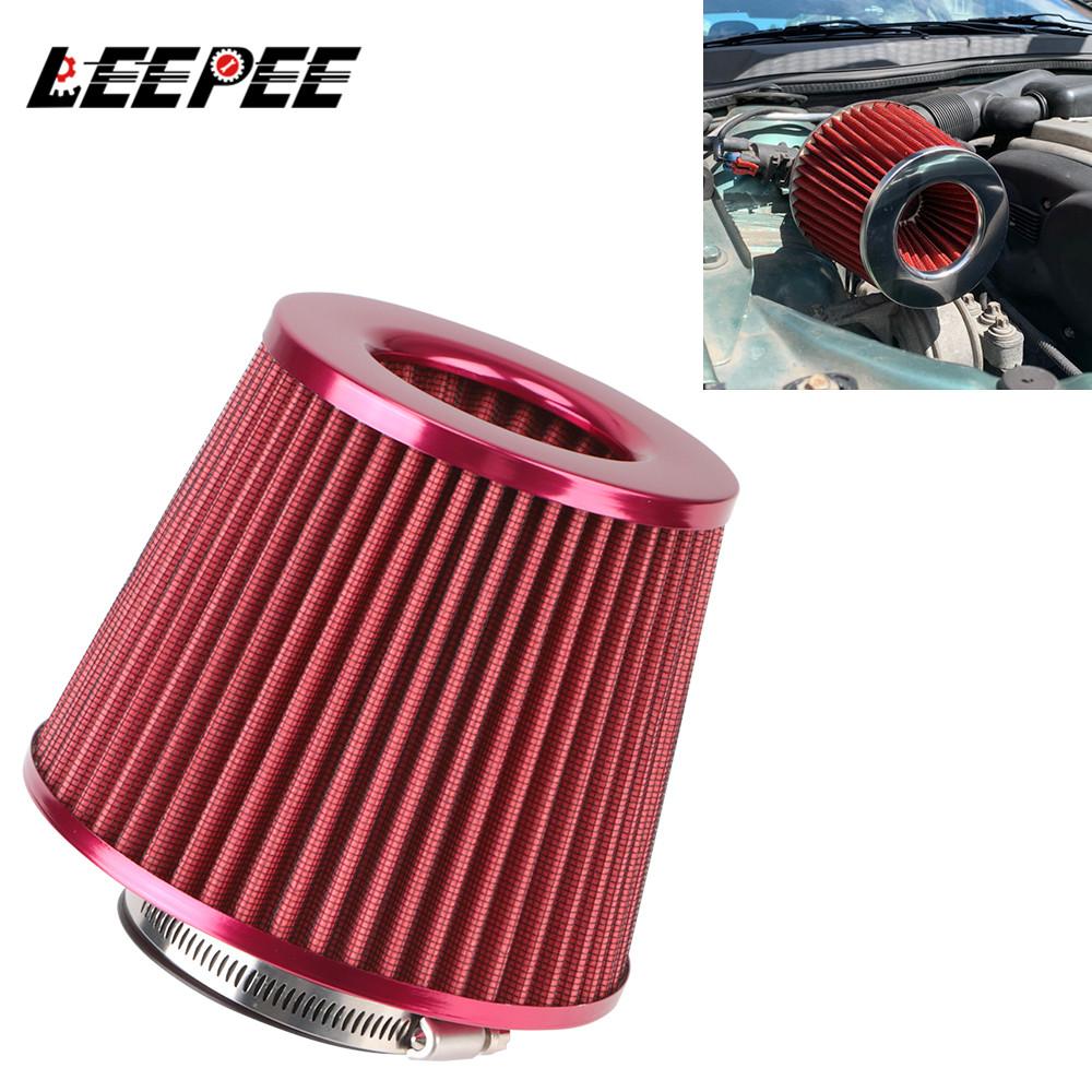 76MM 3 Inch High Flow Cold Air Intake Filter Universal Induction Kit Car Accessories Vehicles Air Filters Sport Power Mesh ConeGood product