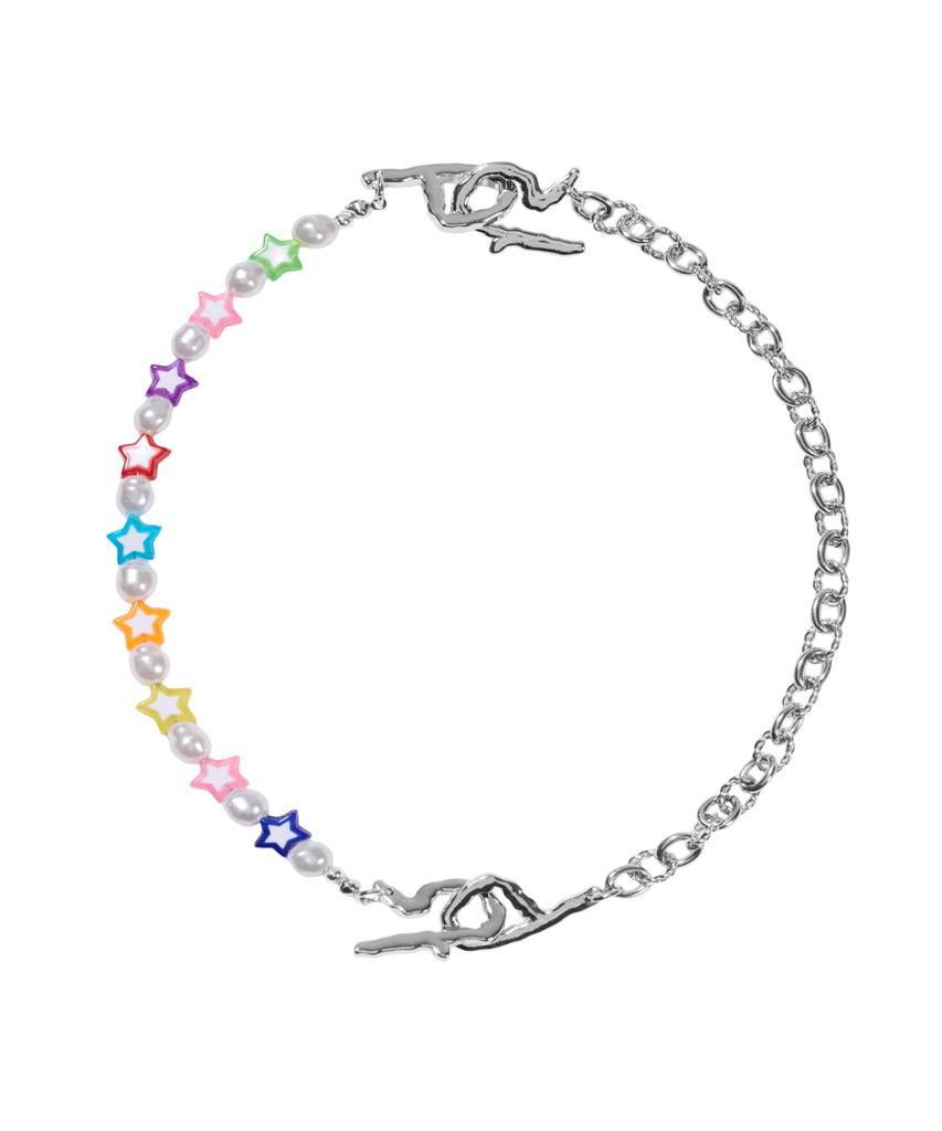 Preppers Club Rainbow Star Half Necklace *3-Way