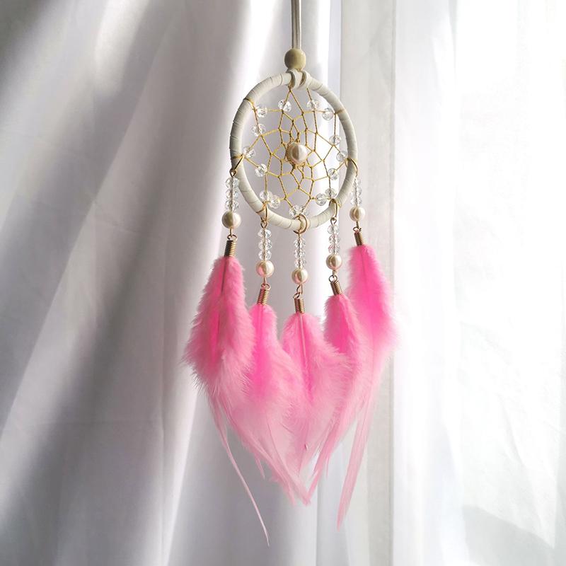 Dream Catcher Feather Wind Chime Indian Style Decoration Home Car Pendant Balcony Window Decoration Party Holiday Gifts