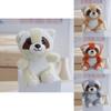 Adorable Plush Raccoon Keychain Cute Panda Doll Soft Bag Charm Toy For Kids