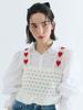 Fabricseoul Heart Knit Vest