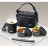Thermos Insulated Lunch Box Approximately 0.8 Go Matte Black DBQ-362 MTBK