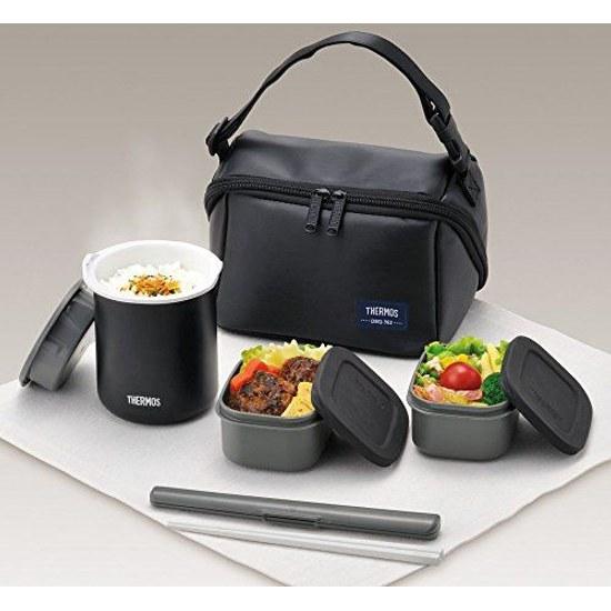 Thermos Insulated Lunch Box Approximately 0.8 Go Matte Black DBQ-362 MTBK